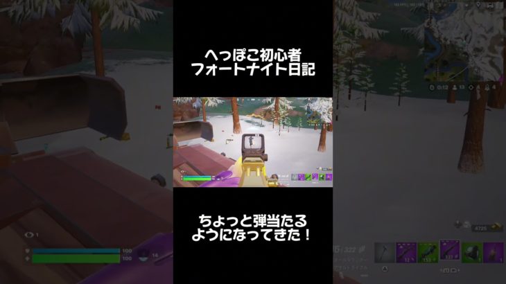 へっぽこ初心者フォートナイト日記 #Fortnite #フォートナイト