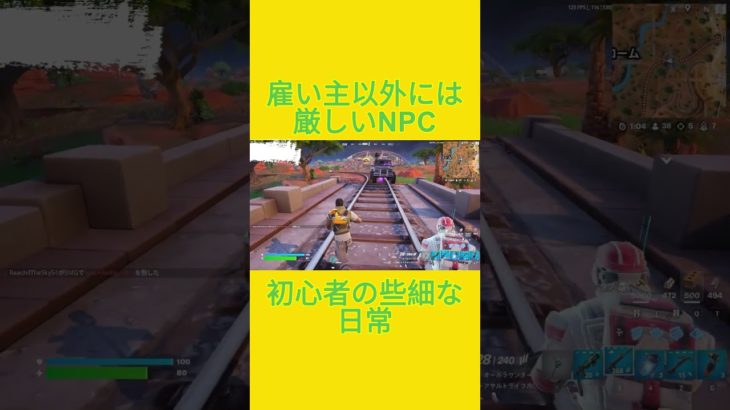 初心者の些細な日常　[Fortnite] #フォートナイト  #fortnite