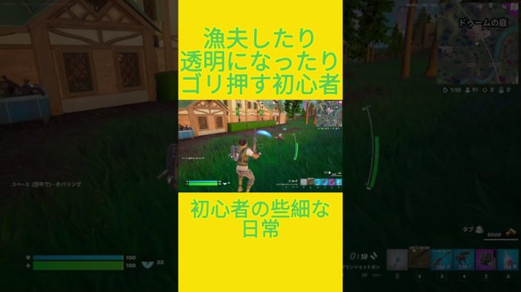 初心者の些細な日常　[Fortnite]  #フォートナイト #fortnite　#チャプター５シーズン４　#初心者