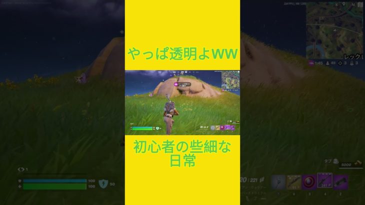 初心者の些細な日常　[Fortnite]  #フォートナイト #fortnite　#チャプター５シーズン４　#初心者