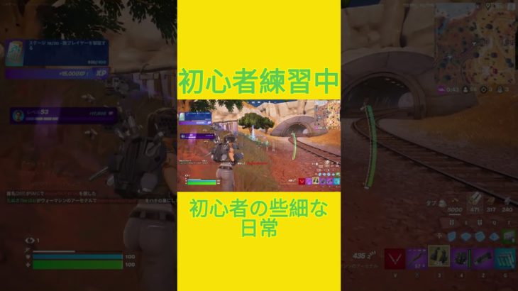 初心者の些細な日常　[Fortnite]  #フォートナイト #fortnite　#チャプター５シーズン４　#初心者