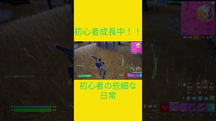 初心者の些細な日常　[Fortnite]  #フォートナイト #fortnite　#チャプター５シーズン４　#初心者