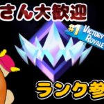 【フォートナイトランク参加型】　✨誰でも気軽に参加OK！！  🔥アンリアル目標🔥　フォトナ参加方法は概要欄から！