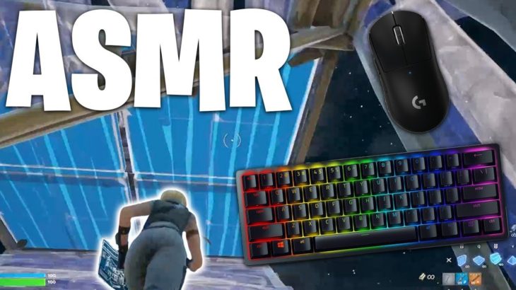 【ASMR】PS5直差しRazer huntsman mini 紫軸で建築バトル【フォートナイト/Fortnite】