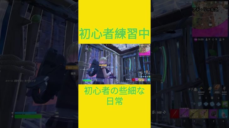 初心者練習中！！　[Fortnite]  #フォートナイト #fortnite　#チャプター５シーズン４　#初心者