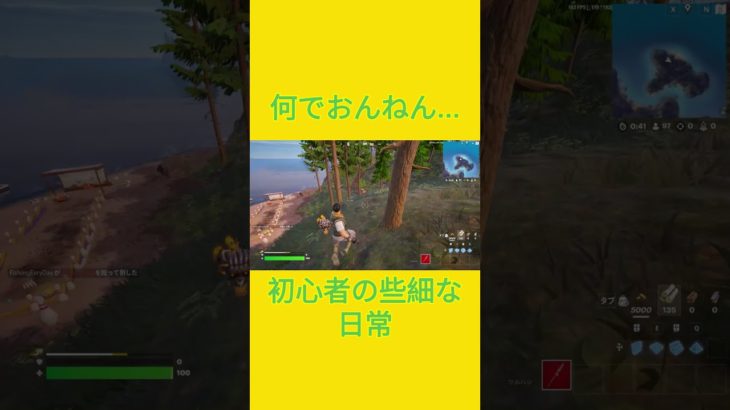 降りる場所変えたのに…　[Fortnite]  #フォートナイト #fortnite　#チャプター５シーズン４　#初心者