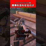 【Fortnite】照準を合わせるだけ #shorts #fortnite  #フォトナ #フォートナイト #あくあ色ぱれっと