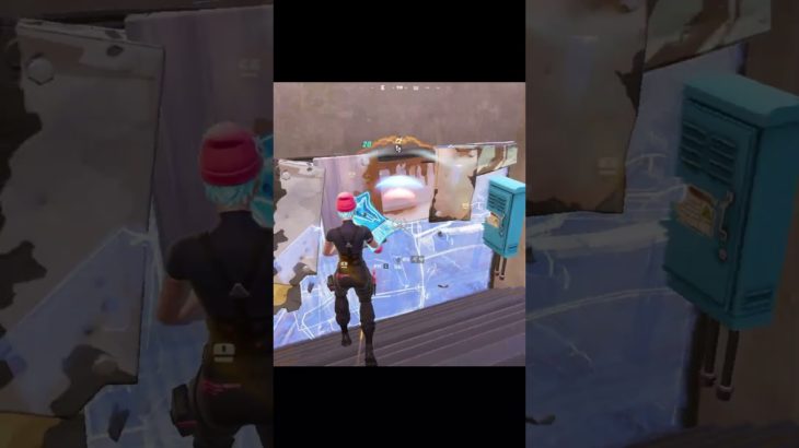 バンカーの入口に透明建築でトラップを作った結果… #フォートナイト #fortnite #shorts