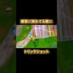 建築に隠れてる敵にトリック当てた【フォートナイト】