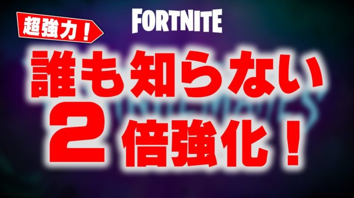 アプデでこっそり強化された○〇が持ち物変えるレベル【フォートナイト/Fortnite】