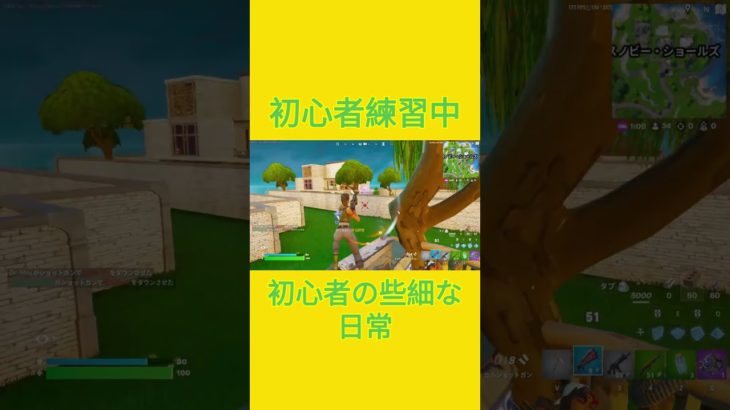 初心者練習中！！　[Fortnite]  #フォートナイト #fortnite　#チャプター５シーズン４　#初心者