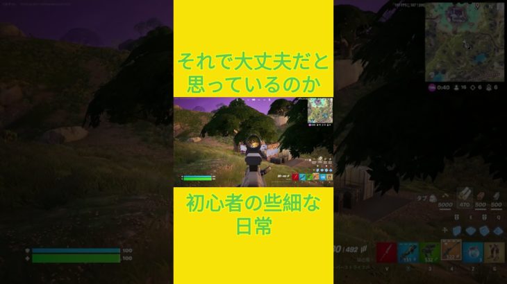 初心者の些細な日常　[Fortnite]  #フォートナイト #fortnite　#チャプター５シーズン４　#初心者