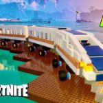 🚅新幹線作ってみた🚅ﾚｺﾞﾌｫｰﾄﾅｲﾄでここまで出来るとは！！！【レゴフォートナイト/LEGOFortnite】