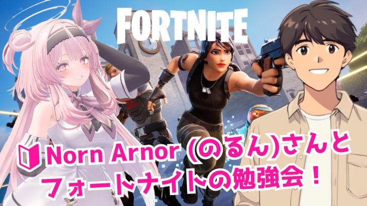 フォートナイト配信 初心者🔰Norn Arnor (のるん)さんとフォートナイトの設定&ボタン配置の勉強会✏️ C5S4 2024年10月12日（土）【フォートナイト/Fortnite】