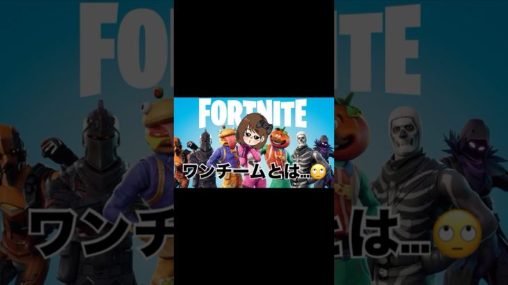 ワンチームとは…🙄#フォートナイト #fortnite #フォトナ #フォトナ女子 #エンジョイ勢 #ぽんこつ初心者