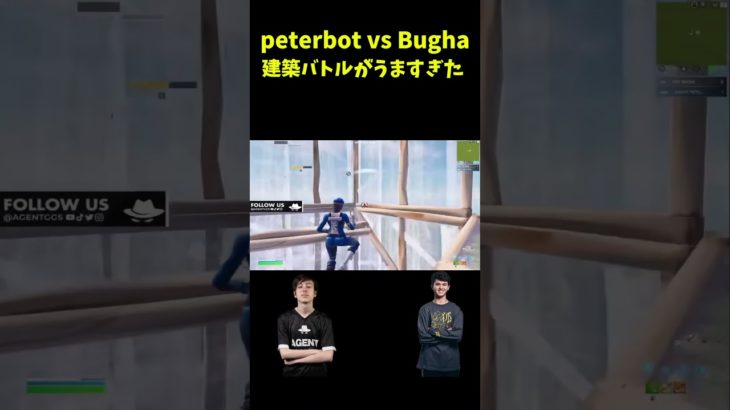 peterbot vs Bughaの建築バトルがうますぎた‼️【フォートナイト/Fortnite】 #fortnite #フォートナイト #peterbot #bugha