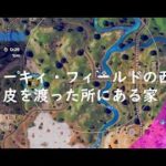 【フォートナイト初心者のためのマップ探索】初心者でも安心して降りられる、いい感じのソロの降下場所を求めて～フリーキィ・フィールドの西にある家～