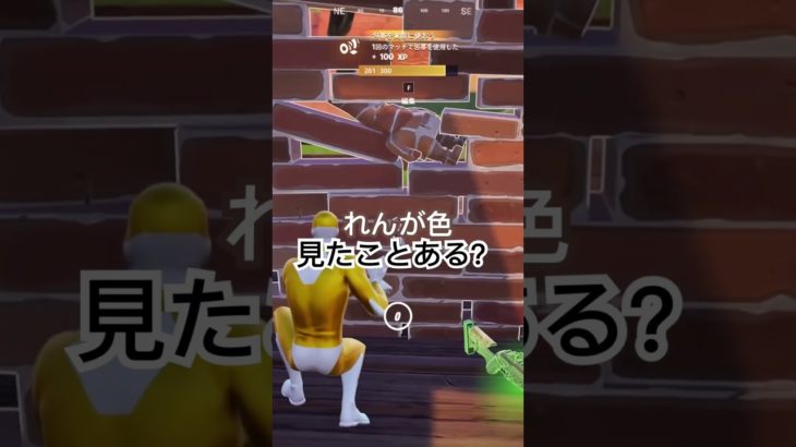 初めて出会った！#フォートナイト #フォトナ #チャプター2 #fortnite #fortniteshorts #shorts #ショート #ノーム #建築 #れんが色