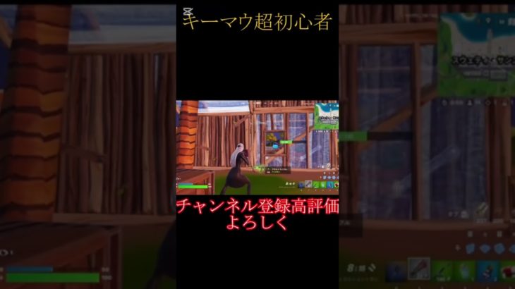 【フォートナイト】キーマウ超初心者 練習2日目 #fortnite #フォートナイト #初心者 #shorts