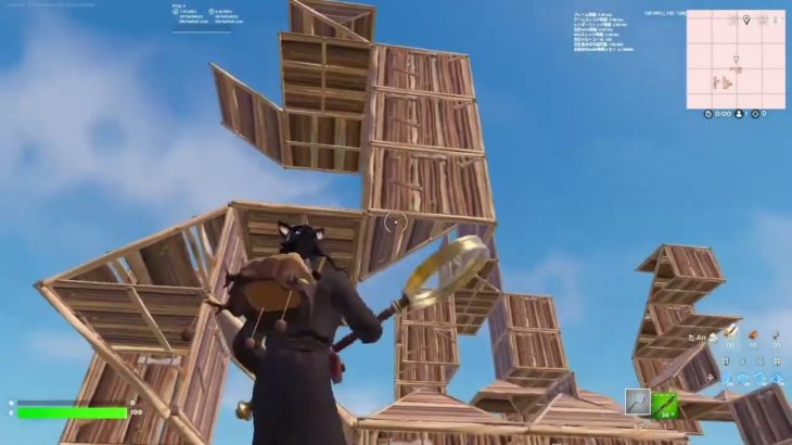 【フォートナイト】建築練習～横飛びの代用で、さらに上へ！【FORTNITE】