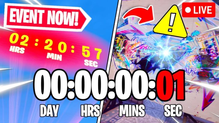 FORTNITE EVENT COUNTDOWN LIVE🔴 24/7 & In-game Event Right Now!