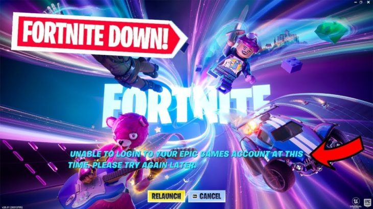 FORTNITE SERVERS DOWN RIGHT NOW! – Waiting Untill The Servers Go Online – Live🔴 Countdown!