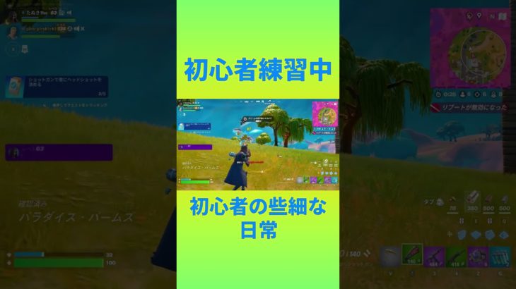 初心者練習中！！　[Fortnite]  #フォートナイト #fortnite　#チャプター2リミックス　#初心者