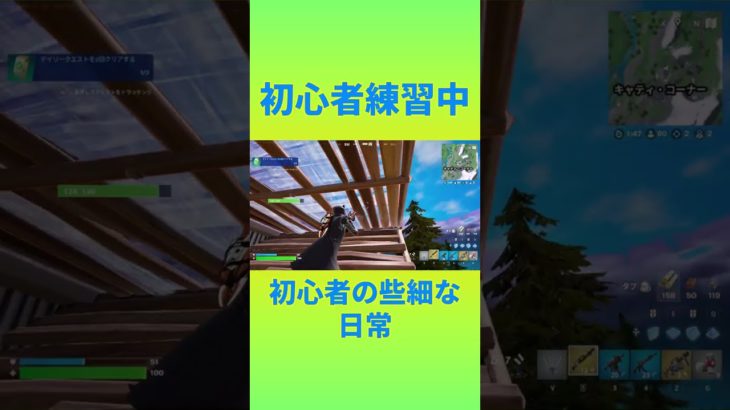 初心者練習中！！　[Fortnite]  #フォートナイト #fortnite　#チャプター2リミックス　#初心者