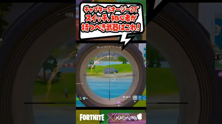 【フォートナイト/Fortnite】チャプター2リミックスでスイッチ勢 、初心者が使うべき武器はコレ！#fortnite #shorts  #フォートナイト #フォトナ