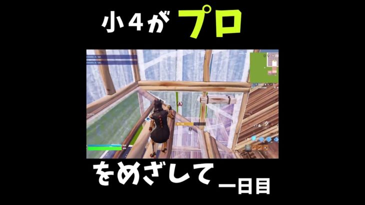 小４がプロを目指してフォートナイト！一日目＃フォートナイト＃初心者