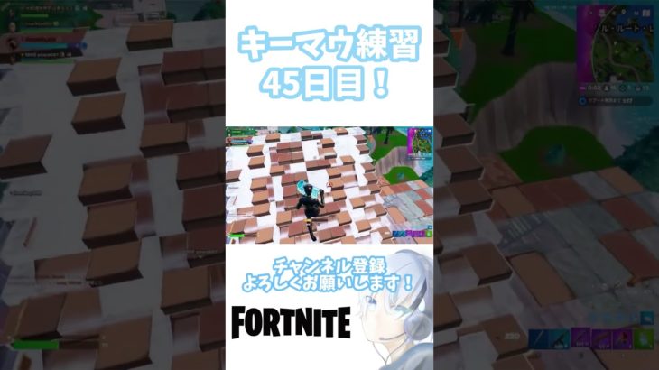 キーマウ練習45日目！#fortnite #キーマウ練習 #キーマウ練習中 #キーマウ移行 #キーマウ初心者 #キーマウ勢必見 #フォートナイト #フォトナ