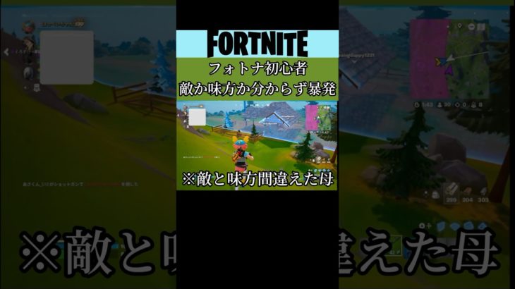 味方に暴発したら静かに初心者狩りされる母#フォートナイト#Fortnite#ゲーム#ゲーム実況#参加型#switch#shorts