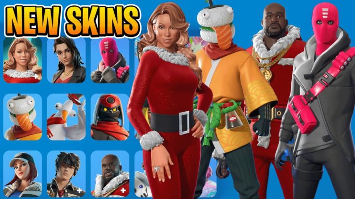 *NEW* FORTNITE WINTERFEST UPDATE!! (Mariah Carey, Christmas Shaq, Many Skins)