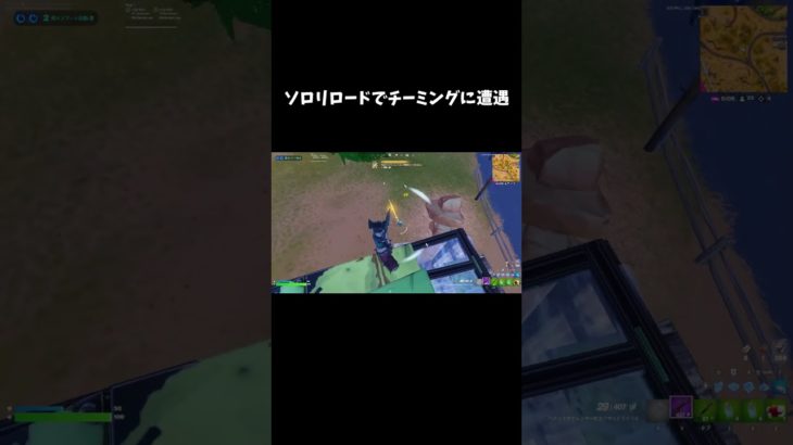 ソロリロードでチーミングに遭遇【フォートナイト/FORTNITE】