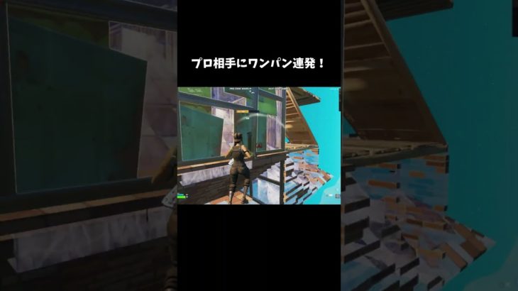 プロ相手にワンパン連発！【フォートナイト/FORTNITE】