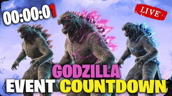 FORTNITE ( GODZILLA LIVE EVENT COUNTDOWN ) PORTALS IN-GAME ( DESTROY A TITAN OR BECOME ONE )