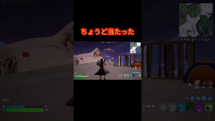 ちょうど当たった【フォートナイト/Fortnite】