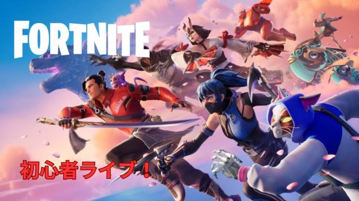 【Fortnite】フォートナイト！初心者ライブ！【PS5】