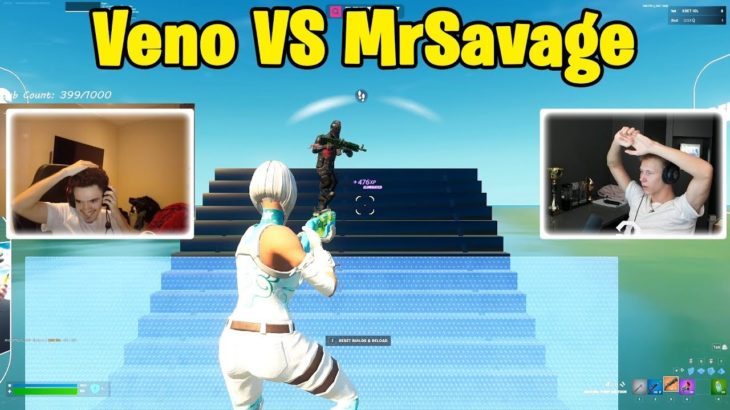 Veno VS MrSavageの建築バトルがヤバすぎる！！【フォートナイト】【Fortnite】