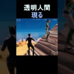 味方に透明人間いたw#フォートナイト #fortnite #shorts