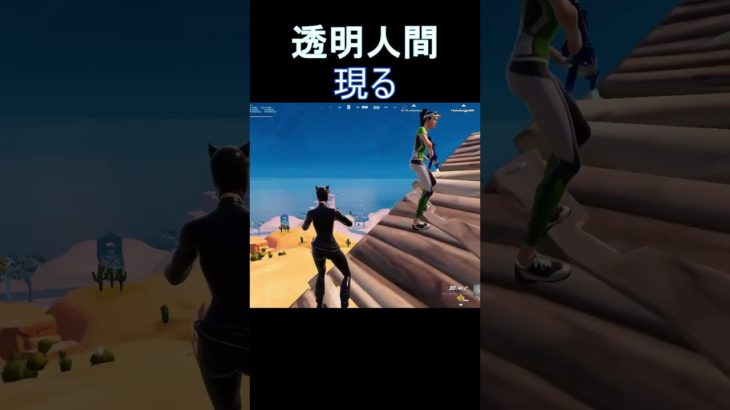 味方に透明人間いたw#フォートナイト #fortnite #shorts