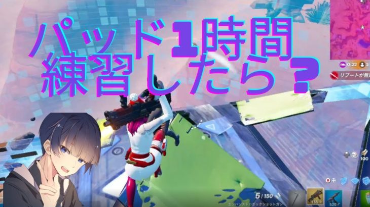 パッド初心者が1時間練習した結果【フォートナイト/FORTNITE】