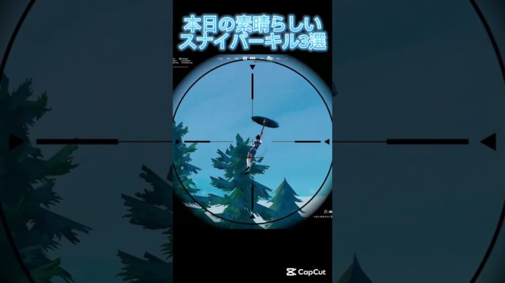 スナイパーの本日の神クリップ3選！＃フォートナイト＃Fortnite＃ゲーム実況