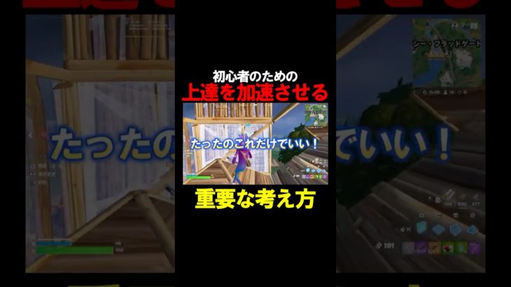 初心者が上達するために意識すべき”たった１つ”のこと！【フォートナイト/Fortnite】