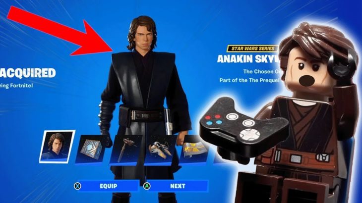 LEGO Anakin Gets A Fortnite Skin!!!