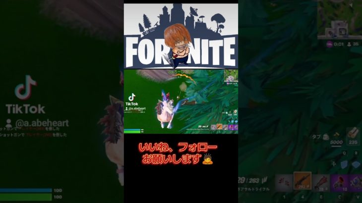 【フォートナイト】空からはーい！こんにちは！#フォートナイト#fortnite #建築キャンセル界隈