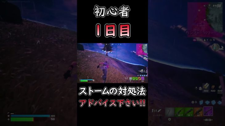 ストームに巻き込まれたら…?? #フォートナイト #fortnite #初心者