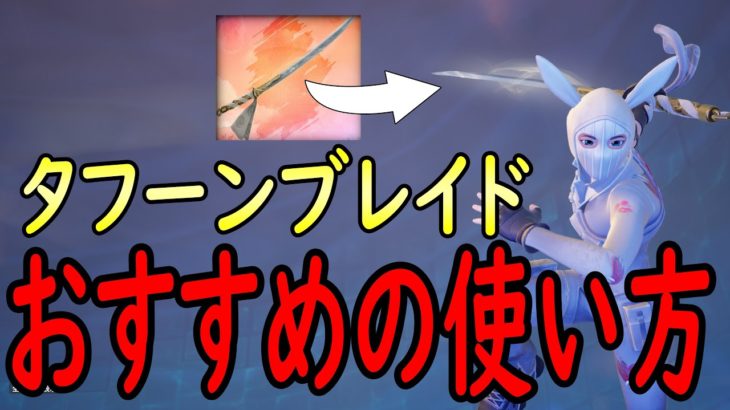 のはらのタイフーンブレイドの使い方！［フォートナイト/fortnite／ゼロビルド］