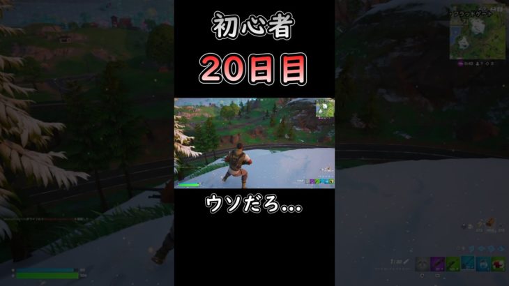 ウソだろ… #フォートナイト #fortnite #初心者 #20日目