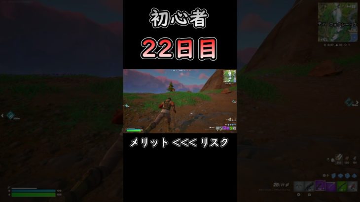 例の場所に… #フォートナイト #fortnite #初心者 #22日目